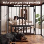 Seang 31” Collapsible Dog Crate Furniture, Dog Kennel for Small/Medium Dog - Image 7