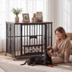 Seang 31” Collapsible Dog Crate Furniture, Dog Kennel for Small/Medium Dog - Image 8