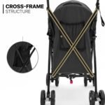 MoNiBloom Pet Stroller for Small/Medium Dogs and Cats up to 22 lbs, Black - Image 5