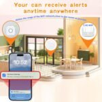WiFi Dog Door Bell for Potty Training to Go Outside, Smart Doggie Door Bell for Dog, Wireless Doggy Doorbell with Phone App - Image 6