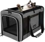 GAPZER Cat Carrier 18x11x11 Top Load, Soft-Sided Pet Travel Bag Over 15 lbs - Image 9