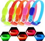 Visinite Light Up Dog Collars for Small Dogs,LED Dog Collar Light Rechargeable,Fully Adjustable Lighted Dog Collar,Glow in The Dark Dog Collars with Dog Lights for Night Walking,Green - Image 7