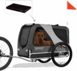 DOGGYHUT® Premium Pet Bike Trailer with Mattress - Image 2