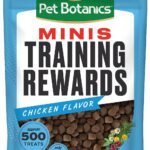 Pet Botanics Training Rewards Mini Soft & Chewy Dog Treats, Chicken, 10 oz