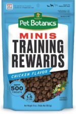 Pet Botanics Training Rewards Mini Soft & Chewy Dog Treats, Chicken, 10 oz