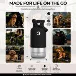 32 oz. Dog Water Bottle, Insulated Dog Travel Water Bottle, Stainless Steel Pet Water Bottle Dispenser, Portable Food and Water Bowl for Dogs for Walking Dog Canteen Travel Kit - Image 7