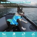 Dogcheer Dog Life Jacket, Cute Shark Dog Life Vest for Swimming Boating with Superior Buoyancy and Rescue Handle, Adjustable Puppy Floating Swim Vest for Small Medium Large Dogs - Pool Blue, XS - Image 8