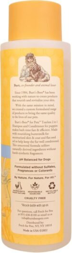 Burts Bees Tearless Puppy Shampoo & Conditioner with Buttermilk, 16 Fl Oz - Image 10