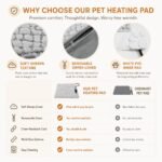 Heated Bed for Small Animals Pet Heating Pad with Intelligent Controller - Image 8