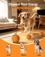 osou Interactive Dog Toy, Automatic Moving Dog Ball Toy with 2 Speed Modes - Image 3