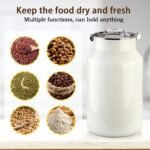 Dog-Cat Food Storage Container 40 lb, Large Stainless Steel Bin - Image 5
