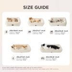 Bedsure Cute Dog Bed for Small Medium Dogs 25x21x7inches Waterproof Dog Blankets for Small Dogs 25"x35" Warm Grey - Image 5