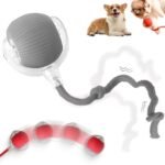 Interactive Cat Toys Balls, 2026 New Dog Toy Interactive Rolling Dog Ball, Motion Activated Cat Balls with 360° Smart Automatic Rolling Moving for Bored Kitten Pet Cats Dogs (Gray)