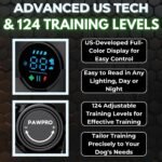 PAWPRO Dog Shock Collar with Remote, US Edition Training Collar, 4-Mile Range, Night Light, Beep, Vibration & 1-99 Shock, Waterproof & Rechargeable, Fits All Dogs, 30-Day Training Guide (Green) - Image 7