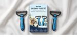 Dog Grooming Rake 2-Pack – Double-Sided Deshedding and Dematting Tool for Dogs and Cats, Stainless-Steel Undercoat Rake for Medium and Long-Haired Coats - Image 8