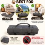 Travel Dog Bed for Small Dogs, 3-in-1 Foldable Portable Dog Bed & Travel Mat, Waterproof Pet Bed for Camping, Hotel & Vacation Rentals - Image 6