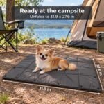 Travel Dog Bed for Small Dogs, 3-in-1 Foldable Portable Dog Bed & Travel Mat, Waterproof Pet Bed for Camping, Hotel & Vacation Rentals - Image 7