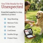 Dr Brahmsy’s Pet First Aid Kit for Dogs and Cats - Vet-Approved Essential Survival and Emergency Supplies for Home, Travel, Camping, Hiking - Packed in a Portable Waterproof Pouch - 45-Piece Set - Image 5