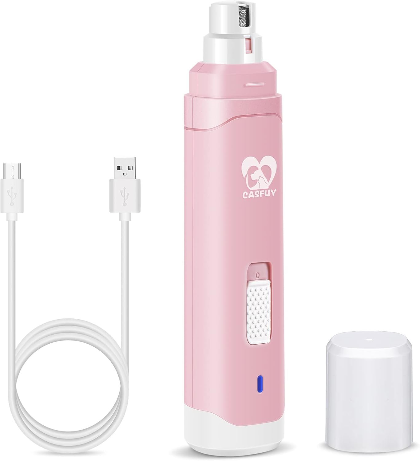 Casfuy Dog Nail Grinder Upgraded – Professional 2-Speed Whisper-Quiet Electric Pet Nail Trimmer Painless Paws Grooming & Smoothing for Small Medium Large Dogs & Cats Casfuy Dog Nail Grinder Upgraded – Professional 2-Speed Whisper-Quiet Electric Pet Nail Trimmer Painless Paws Grooming & Smoothing for Small Medium Large Dogs & Cats
