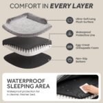 Corner Dog Bed for Large Dogs, 39" Large Fluffy Orthopedic Pet Beds - Image 5