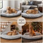 Corner Dog Bed for Large Dogs, 39" Large Fluffy Orthopedic Pet Beds - Image 7