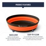 Sea to Summit Frontier Collapsible Bowl, Medium, Aqua Sea Blue - Image 3
