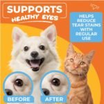 Paw Science Dog & Cat Eye Wipes (100 Count) Hypoallergenic Eye & Face Wipes for Cats, Dogs - Pet Tear Stain Remover & Cleaner - Cleans & Removes Discharge, Crust, & Gunk (Unscented) - Image 3