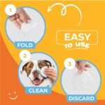 Paw Science Dog & Cat Eye Wipes (100 Count) Hypoallergenic Eye & Face Wipes for Cats, Dogs - Pet Tear Stain Remover & Cleaner - Cleans & Removes Discharge, Crust, & Gunk (Unscented) - Image 6