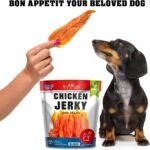 Beloved Pets Dog Treats Chicken Jerky 1.5 lb – Dog Food & High Protein Chews for Large, Medium & Small Breeds – Natural Healthy Training Snacks Strips – Human Grade Bulk Soft Pack – Made for USA - Image 6