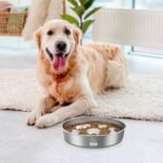Slow Feeder Dog Bowls, 304 Stainless Steel Slow Feeder Bowl, 5 Cups - Image 7
