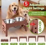 EliteField Elevated Dog Bowls, 2 Stainless Steel Bowls (2-Year Warranty) - Image 2