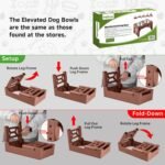 EliteField Elevated Dog Bowls, 2 Stainless Steel Bowls (2-Year Warranty) - Image 4