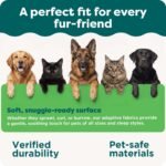 Furhaven 36" Round Calming Donut Dog Bed for Large/Medium Dogs, Refillable w/ Removable Washable Cover, For Dogs Up to 75 lbs - Shaggy Plush Long Faux Fur Donut Bed - Gray, Large - Image 8