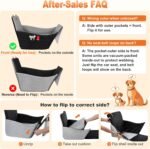 Elevated Dog Car Seat for Small and Medium Dogs Up to 35 lb - Image 3