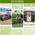 32" H Dog Playpens, Upgraded Heavy Duty Tube Puppy Play Pen for Indoors,Dog playpen Outdoor for Small Medium Dogs, Portable Dog Pen, 12 Panels - Image 7