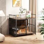 ROOMTEC 41 Inch Dog Crate Furniture, Indoor Kennel End Table - Image 8