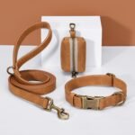 Didog Soft PU Leather Dog Collar for Large Dogs, Quick Release,Lightbrown L - Image 5