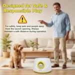 Automatic Dog Ball Launcher, Interactive Fetch Machine for Small Medium Dog - Image 5