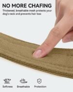 Joytale Tactical Dog Collar for Large Dogs, Traffic Control Handle, Khaki - Image 4