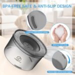 No Spill Dog Water Bowl-3L Large Capacity, BPA-Free, Anti-Splash & Anti-Digging Design with Non-Slip Base for Messy Drinkers (Grey) - Image 5