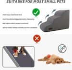 Aodisman Dog Stairs for Small Dogs and Cats,3-Step Pet Ramp for Bed & Couch - Image 4