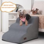 Aodisman Dog Stairs for Small Dogs and Cats,3-Step Pet Ramp for Bed & Couch - Image 6