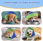 Soft Dog Cone Collar to Stop Licking After Surgery, Comfy Dog Cone Alternative for Large Medium Small Dogs/Cats, Adjustable Washable E-Collar for Spay Neuter Recovery and Neck Protection - Image 6