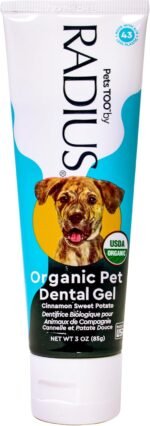 RADIUS USDA Organic Canine Pet Toothpaste 1 Unit, 3 oz, Non Toxic Toothpaste for Dogs, Designed to Clean Teeth and Help Prevent Tartar and Remove Plaque, Xylitol Free - Image 4