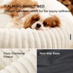 Bedsure ComfyFleece® Donut Small Dog Bed with Removable Washable Cover - Image 3