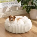 Bedsure ComfyFleece® Donut Small Dog Bed with Removable Washable Cover - Image 4