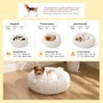 Bedsure ComfyFleece® Donut Small Dog Bed with Removable Washable Cover - Image 6
