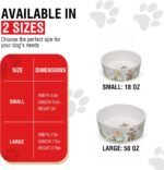 Loving Pets Dolce Moderno Dog Bowl – Modern Melamine Dog Food Bowl & Dog Water Bowl – Durable, Non-Slip Pet Dish for Small & Medium Dogs – Dishwasher Safe Dog Bowl (Small, 16 oz) - Image 3