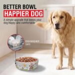 Loving Pets Dolce Moderno Dog Bowl – Modern Melamine Dog Food Bowl & Dog Water Bowl – Durable, Non-Slip Pet Dish for Small & Medium Dogs – Dishwasher Safe Dog Bowl (Small, 16 oz) - Image 6