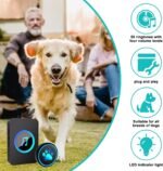 Dog Door Bell for Potty Training, Smart Wireless Doggie Doorbell to Go Outside, 1000 Feet Long Range with IP65 Waterproof Super-Light Touch Button, 60 Melodies & Adjustable Volume (Black) - Image 4